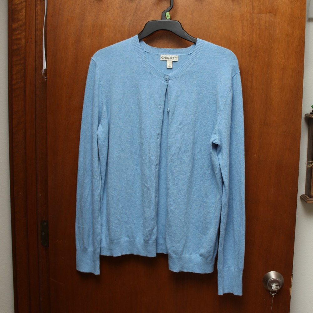 Heather Blue Cardigan